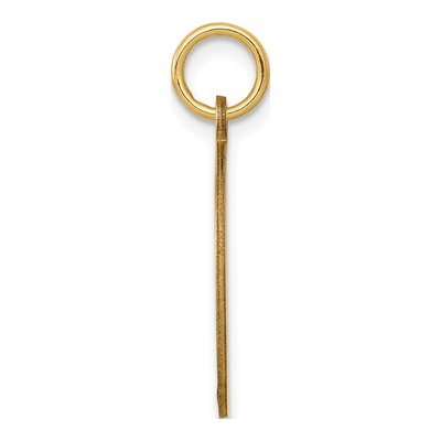 14K Yellow Gold Disc Charm – view 3