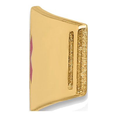 14K Yellow Gold Medical ID Plate Bracelet – view 3