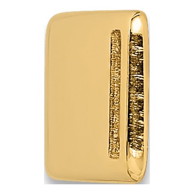 14K Yellow Gold Medical ID Plate Bracelet – view 2