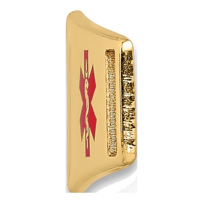 14K Yellow Gold Off-Center Medical ID Plate Bracelet – view 2