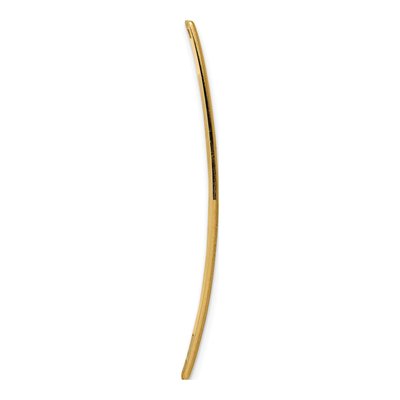 14K Yellow Gold Off-Center Medical ID Plate Bracelet – view 4
