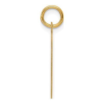 14K Yellow Gold Girl Head Charm – view 3
