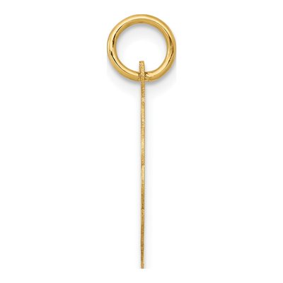 14K Yellow Gold Boy Head Disc Charm – view 3