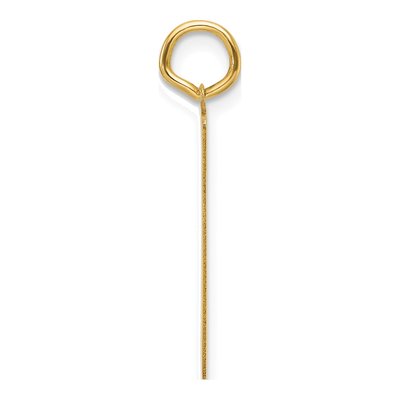 14K Yellow Gold Sunburst Disc Charm – view 3