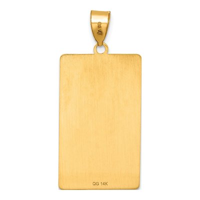 14K Yellow Gold High Priestess Tarot Pendant – view 4