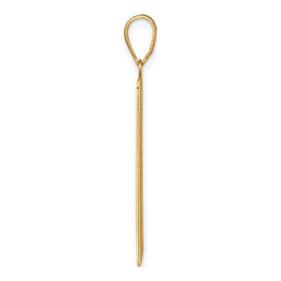 14K Yellow Gold Empress Tarot Card Pendant – view 3