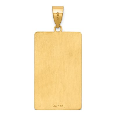 14K Yellow Gold Empress Tarot Card Pendant – view 4