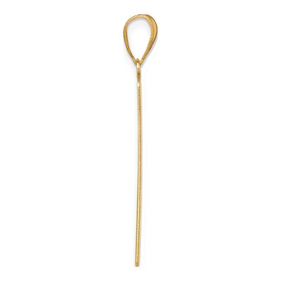 14K Yellow Gold Hermit Tarot Card Pendant – view 3