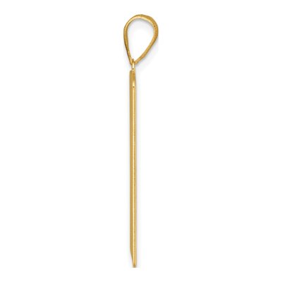 14K Yellow Gold Star Tarot Card Pendant – view 3