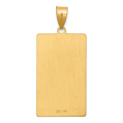 14K Yellow Gold Star Tarot Card Pendant – view 4