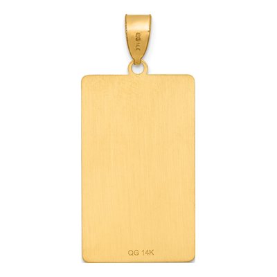 14K Yellow Gold Moon Tarot Card Pendant – view 4