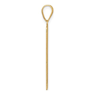 14K Yellow Gold Sun Tarot Card Pendant – view 3