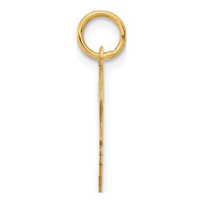 14K Yellow Gold Girl Head Charm – view 2