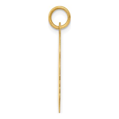 14K Yellow Gold Girl Head Charm – view 2