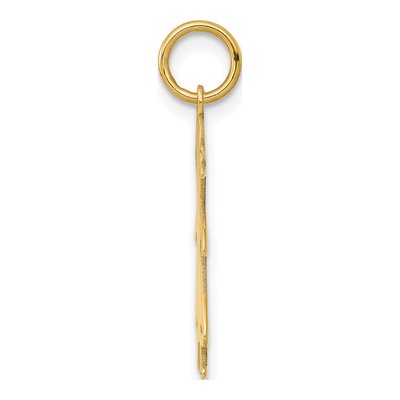 14K Yellow Gold Girl Pendant – view 3