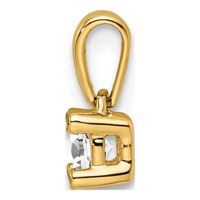 14K Yellow Gold Diamond Family Pendant – view 3