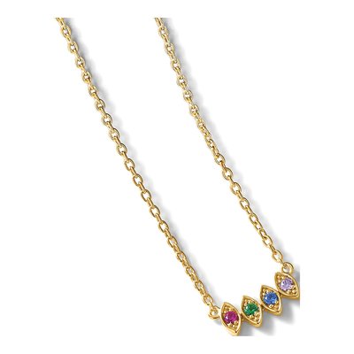 14K Yellow Gold Personalized Mother's Necklace – view 7