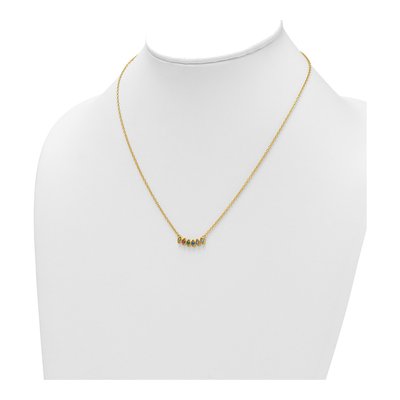 14K Yellow Gold 6-Birthstone Mother's Necklace – view 4