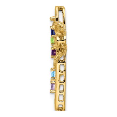 14K Yellow Gold Personalized Mother's Pendant Mounting – view 2