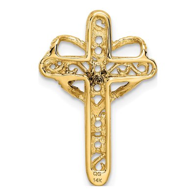 14K Yellow Gold Personalized Mother's Pendant Mounting – view 3