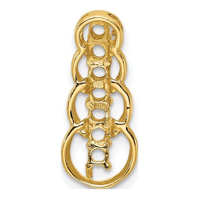 14K Yellow Gold Personalized 7-Stone Family Pendant – view 4