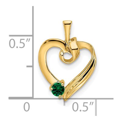 14K Yellow Gold 1-Stone Family Pendant Mounting – view 5