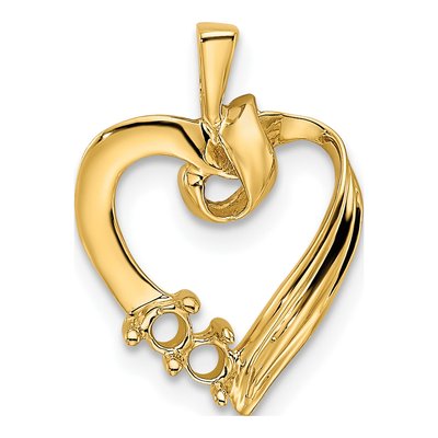 14K Yellow Gold Personalized Family Pendant – view 6