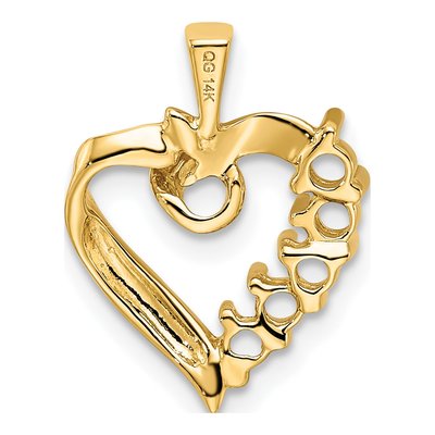 14K Yellow Gold 5-Stone Family Pendant – view 4