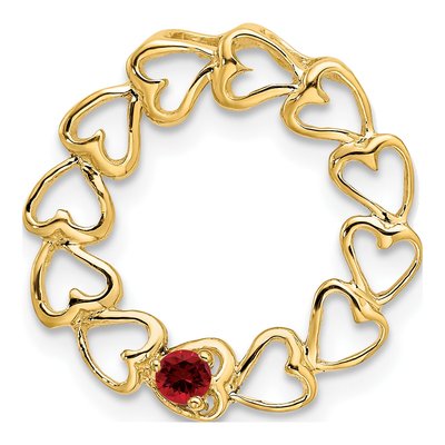 14K Yellow Gold Family Pendant Mounting – view 2