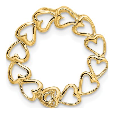 14K Yellow Gold Family Pendant Mounting – view 6