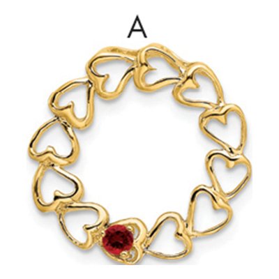 14K Yellow Gold Family Pendant Mounting