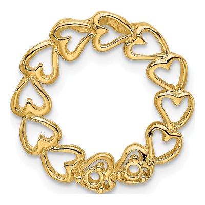 14K Yellow Gold 2-Stone Family Pendant – view 6