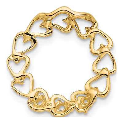 14K Yellow Gold Personalized Family Pendant Mounting – view 4
