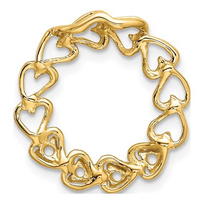 14K Yellow Gold Personalized Family Pendant Mounting – view 4