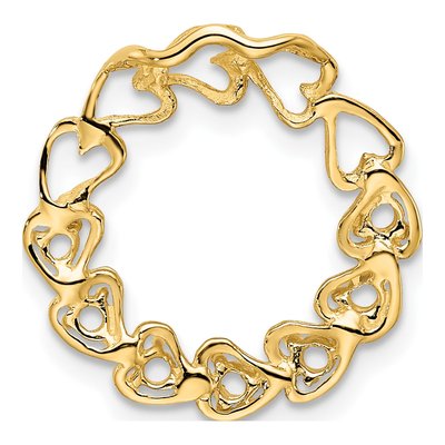 14K Yellow Gold 7-Stone Family Pendant Mounting – view 4