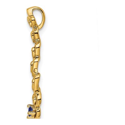14K Yellow Gold Family Pendant – view 3