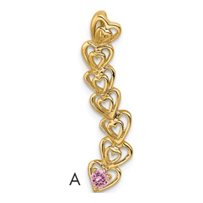14K Yellow Gold Family Pendant