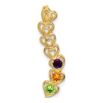 14K Yellow Gold Family Pendant – view 2