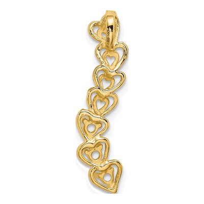 14K Yellow Gold Family Pendant – view 4