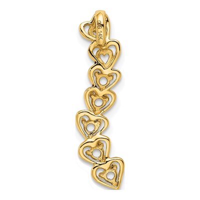 14K Yellow Gold Family Pendant – view 4
