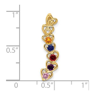 14K Yellow Gold Family Pendant – view 5