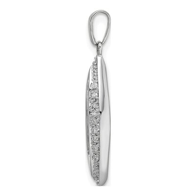 14K White Gold 0.09 ct tw Diamond Personalized Family Pendant – view 3