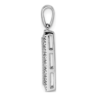 14K White Gold 1/15 ct tw Diamond Family Pendant – view 3