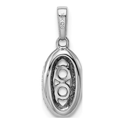 14K White Gold 1/15 ct tw Diamond Family Pendant – view 4