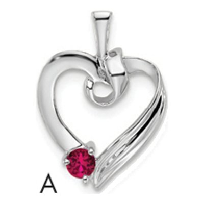 14K White Gold Family Pendant Mounting
