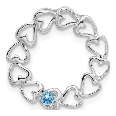 14K White Gold Personalized Family Pendant – view 2