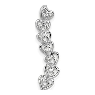 14K White Gold Family Pendant – view 3
