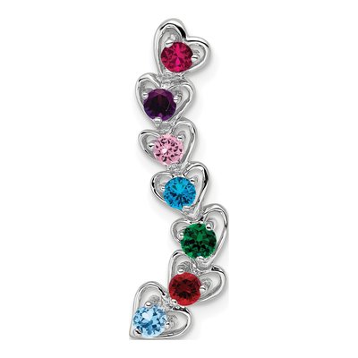 14K White Gold Family Pendant – view 2
