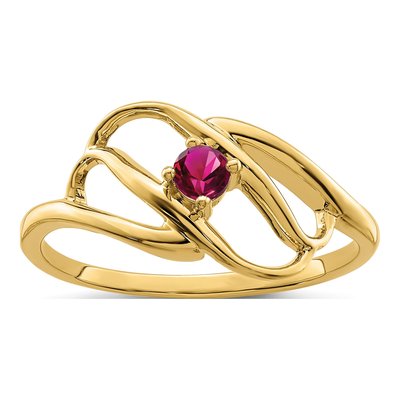 14K Yellow Gold Personalized Family Ring – view 2