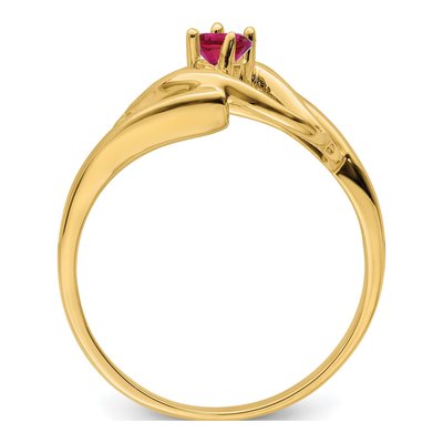 14K Yellow Gold Personalized Family Ring – view 3